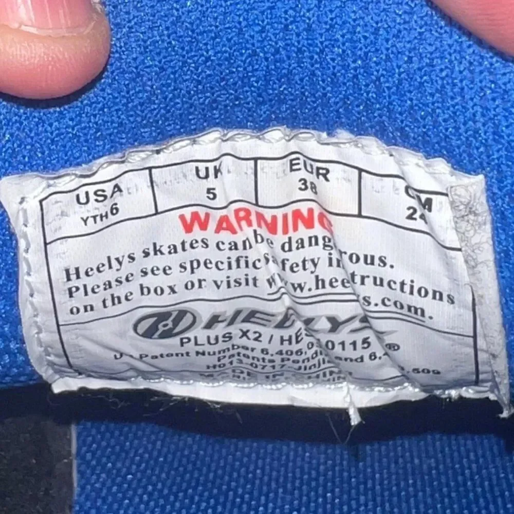 Heelys Plus X2 Black / Blue /‎ White HES10115 Youth 6